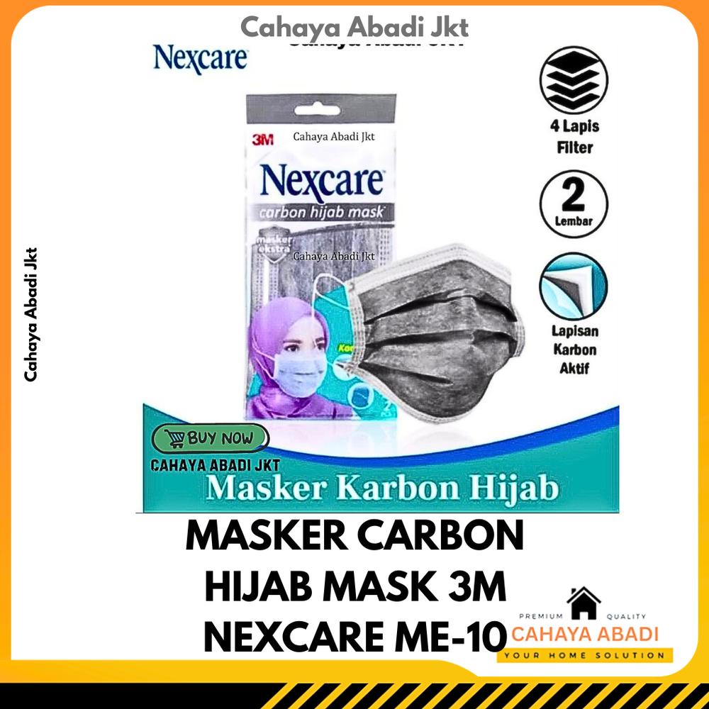 MASKER CARBON HIJAB MASK 3M NEXCARE ME-10