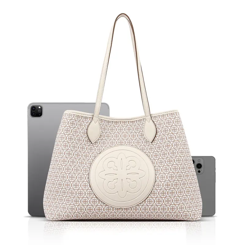 Tas Totebag Les Catino Devica Carry All Monogram 8