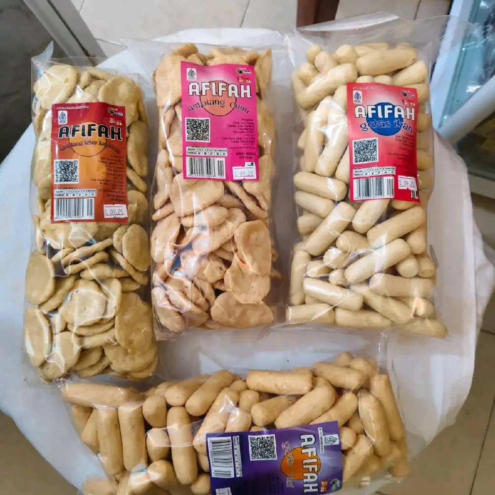 AMPIANG TELUR KEPITING 250GR, AMPIANG CUMI 250GR, GETAS CUMI 250GR & GETAS IKAN 250 GR total 1kg  4 PCS