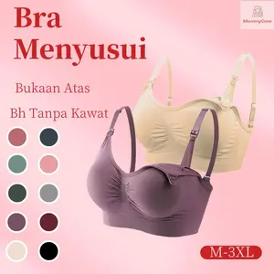 IBU Bra Menyusui Jumbo Kancing Depan Tanpa Kawat Hamil Murah Bh Menyusui Bahan Katun Comfortable 937 Bumil Busui xl warna pakaian dalam bersalin
