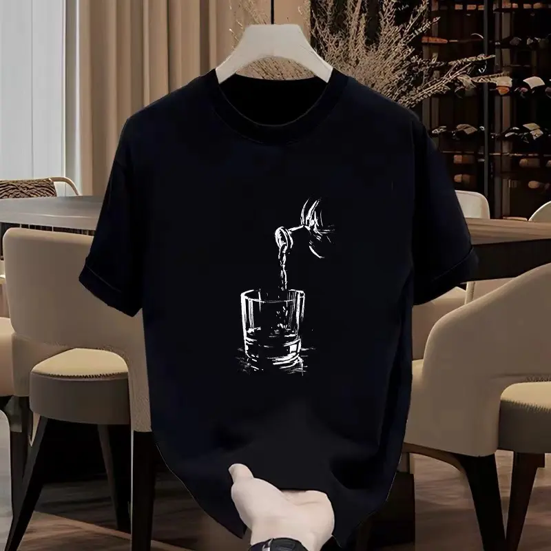 Kaos Tren Cetak Fashion Pria dan Wanita Muda 2025 - Bahan Nyaman - Toko Fashion Combed Cowok 5