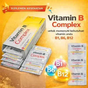 VITAMIN B COMPLEX B1,B6,B12 PIM - PER STRIP Memenuhi Kebutuhan Vitamin B Complex
