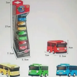 bus tayo pull back (4pcs) /tayo the little bus