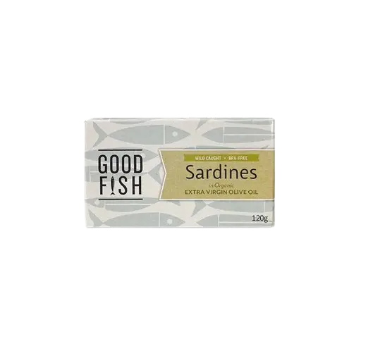 Sardines Extra Virgin Org Olive Oil Can
