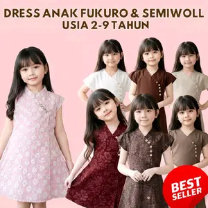 DRESS NATAL ANAK KEKINIAN DRESS ANAK NATHALIA PREMIUM