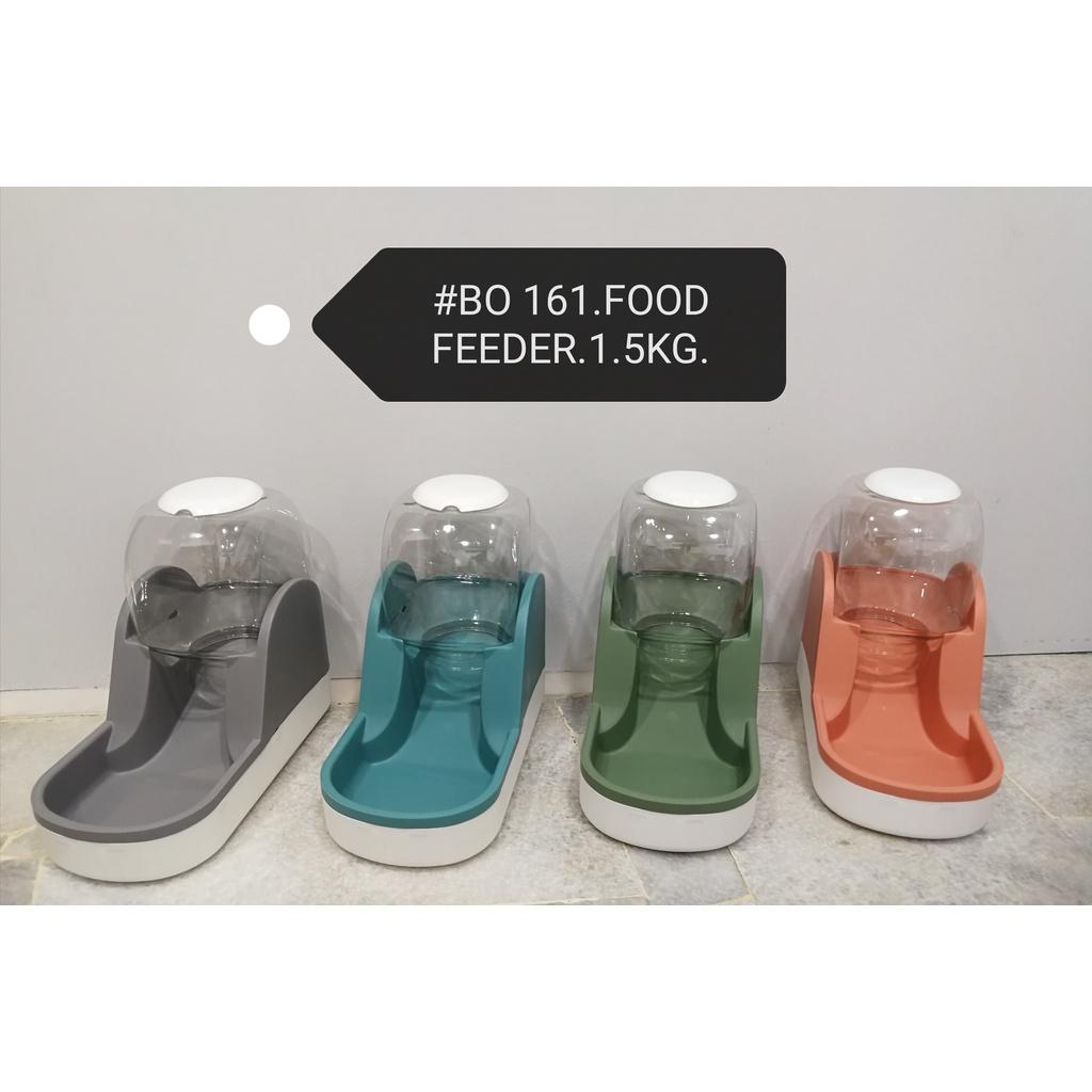 (1xPcs) BO-161 Food Feeder 1.5kg Capacity Cat Dog Pet Kucing Anjing Haiwan [Random Color]