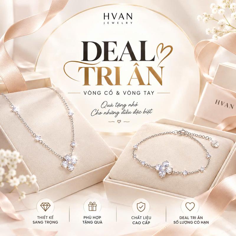 DEAL ĐẶC BIỆT - Phụ kiện thời trang vòng cổ - vòng tay trang sức nữ cao cấp