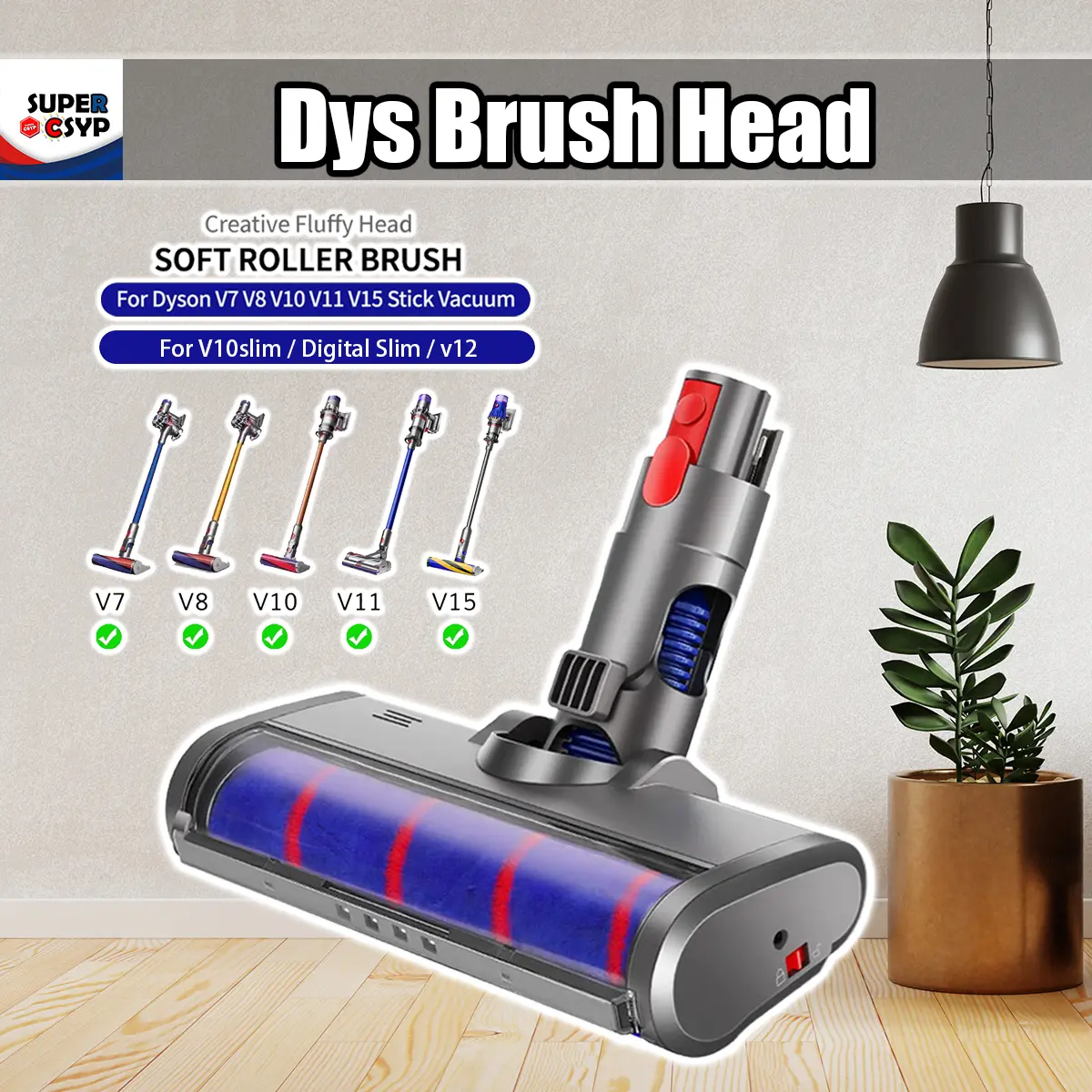 dyson v8 slim fluffy accessories - TikTok Shop Malaysia