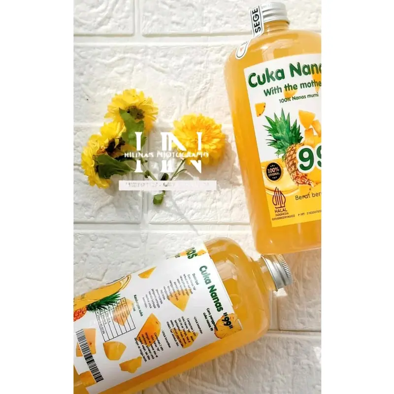 PROMO 2 BOTOL CUKA NANAS 99 - 1000 ml-KONTROL GULA DARAH dan KOLESTEROL 0