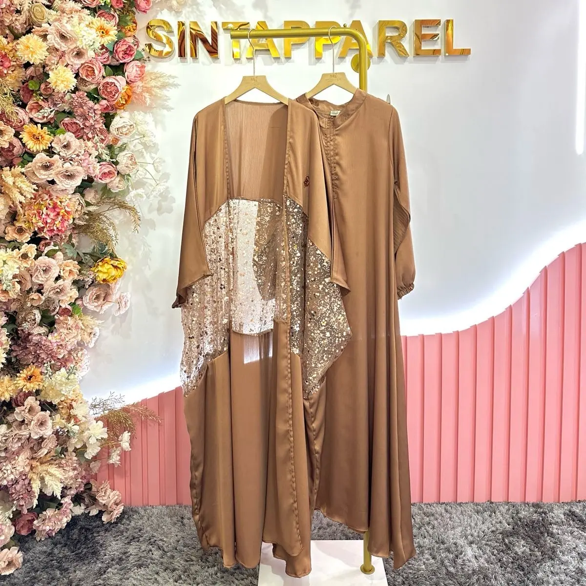 Qlamour Dress Inner Outer Cardenza Premium Mix Payet Squin