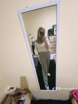 Product Review of Highwaist Jeans Cargo Loose Hangover Vol.2 - Celana Cargo Jeans Premium Tebal Kekinian Wanita Panjang Cewek Denim from V**a 1
