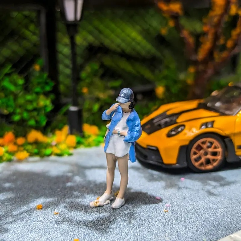 Nachi64 - Figure Premium skala 1/64 (Seri Model 2) untuk Diorama, Arsitekture, Koleksi, Diecast Hotwheels, MiniGT, Matchbox, dll 2