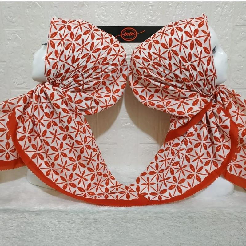Jilbab segi empat merah putih 17an 6