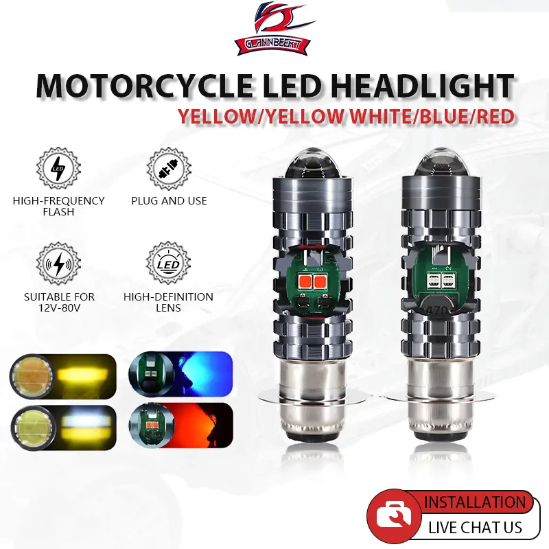 Motorcycle T19 Headlamp Lamp BulbFor(Ex5 Lagenda Y125Z Y100 Y110