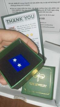 Product Review of Khuyên tai bạc nữ TLEE sao đá sang trọng TLEE JEWELRY B0299 from R**x 0