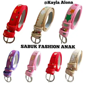 SABUK / IKAT PINGGANG FASHION ANAK Motif Karakter Lucu