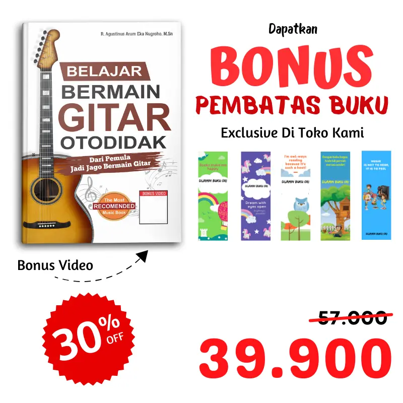 Buku Musik Belajar Bermain Gitar Otodidak 4