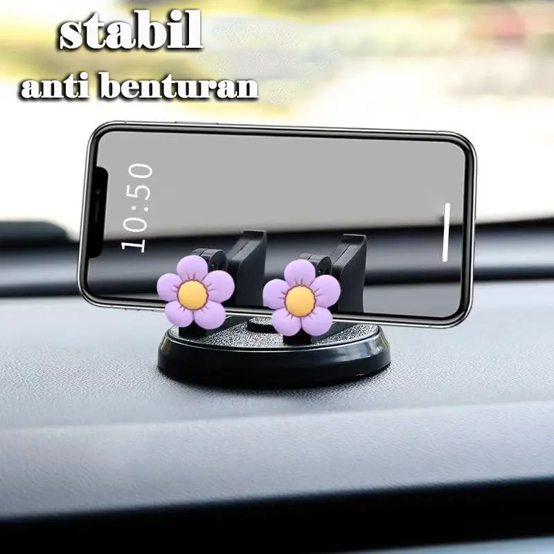 holder hp mobil Car Phone Holder Fleksible Dudukan handphone universal original untuk pemasangan di dashboard plastik abs garansi produsen Phone Holder