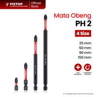 Gambar FIXTOP Mata Obeng Impact Magnet Hex 1/4 PH2 Panjang 25MM-150MM Magnetic Screwdriver Drill Bit - SATUAN-25MM dari Fixtop Automotive Industries Kota Administrasi Jakarta Utara 1 Tokopedia