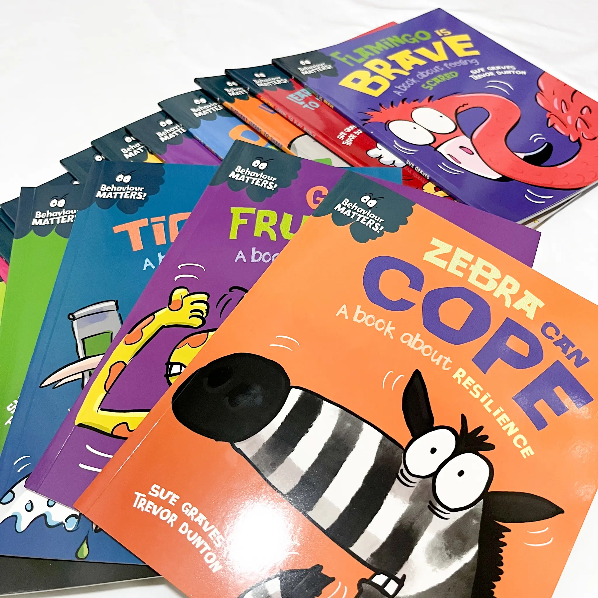 Children's Illustrated Books - Various Authors (Behaviour Matters by Sue Graves/ Bilingual TItles)