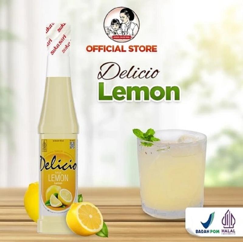 Sirup Rasa Lemon Delicio Botol PET isi 450 ml Minuman Syrup - Shop ...