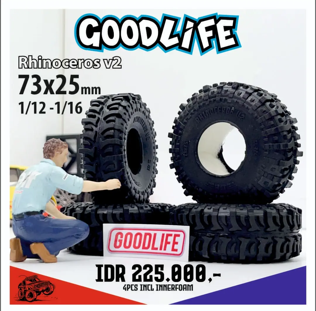 Ban Rc Adventure GoodLife Mini Rhinoceros V2 73x25mm