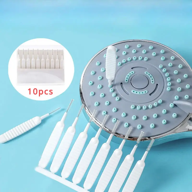 Bàn Chải Làm Sạch, 10 Cái, Cho Nhà Bếp Và Nhà Vệ Sinh, Bàn Chải Nhỏ Có Lỗ Điện Thoại, Bàn Chải Làm Sạch Đầu Vòi Hoa Sen, Bàn Chải Làm Sạch Lỗ Chân Lông Chống Tắc Nghẽn, Thích Hợp Để Rửa