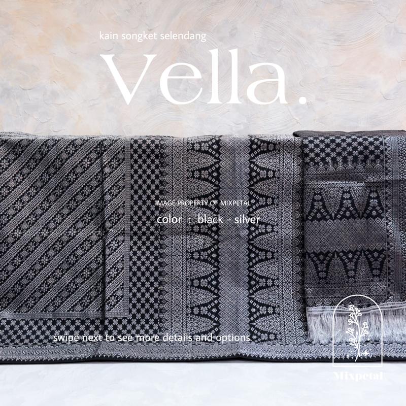KAIN SONGKET SELENDANG VELLA 6