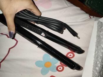 Product Review of Catokan Rambut Kemei 2139 Catokan Rambut 2in1 Ceramic berkualitas Meluruskan Hitam Straightener from F**. 1