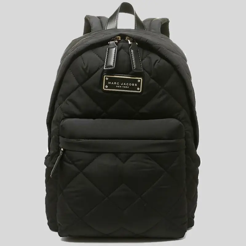 Marc Jacobs Quilted Nylon Backpack Black M0011321