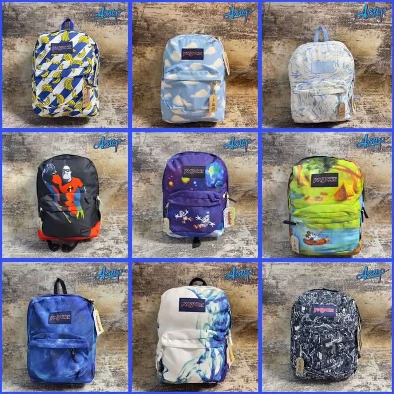 TAS RANSEL JS MOTIF BACKPACK SEKOLAH RANSEL WANITA RANSEL PRIA