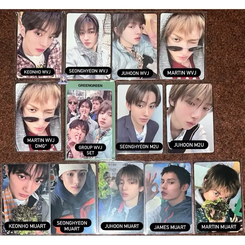 PHOTOCARD CORTIS GREENGREEN OFFICIAL UMS WVJ M2U MUART