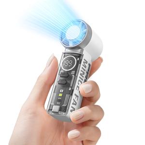 ポータブルミニファン USB充電式 ハンドヘルドファン ポケットファン 女性用パーソナルファン 小型旅行用ファン アウトドア用ミニファン