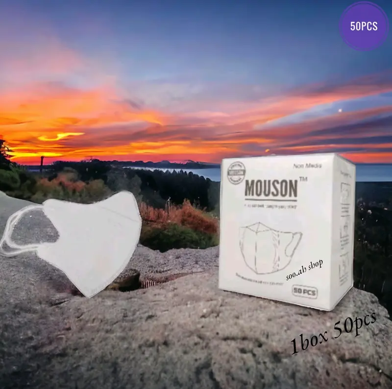DUCKBILL MOUSON 4PLY ISI 1BOX 50pcs Mask Masker 1