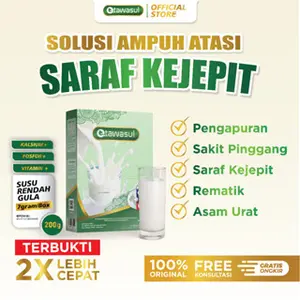 Susu Etawasul Solusi Untuk Saraf Kejepit dan Asam Urat Pengapuran Sakit Pinggang Rematik 100% Original Gratis Ongkir