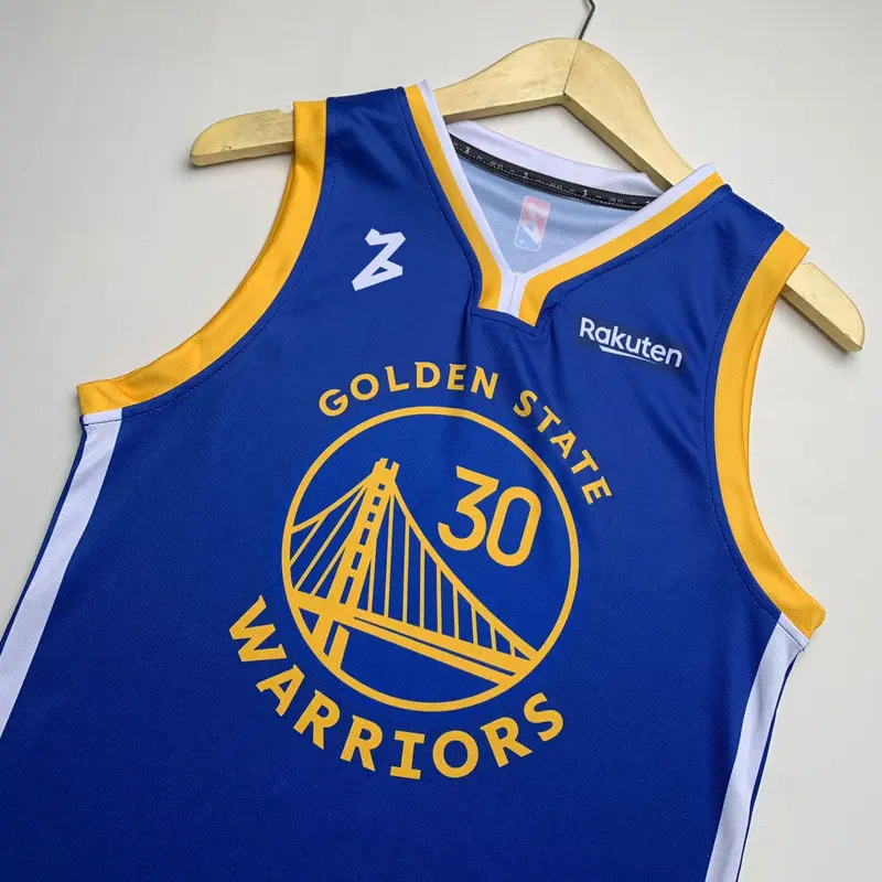 JERSEY BASKET STEPHEN CURRY GSW WARRIORS #30 BLUE BIRU 3