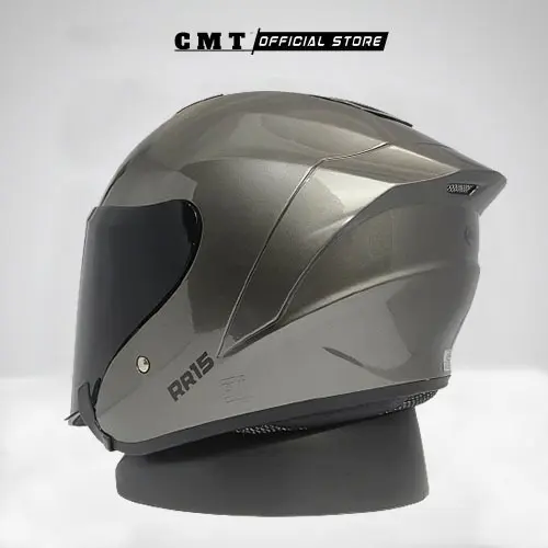 Helm Half Face Mla Kyroz II Solid Grey Dof Kaca Hitam/Helm Half Face Pria Wanita Dewasa SNI Motorcycle 7
