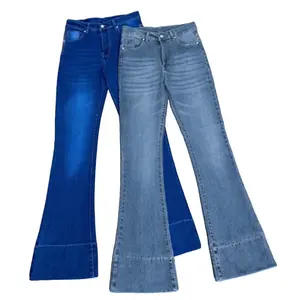 Celana Cutbray Jeans Wanita kaki Lebar