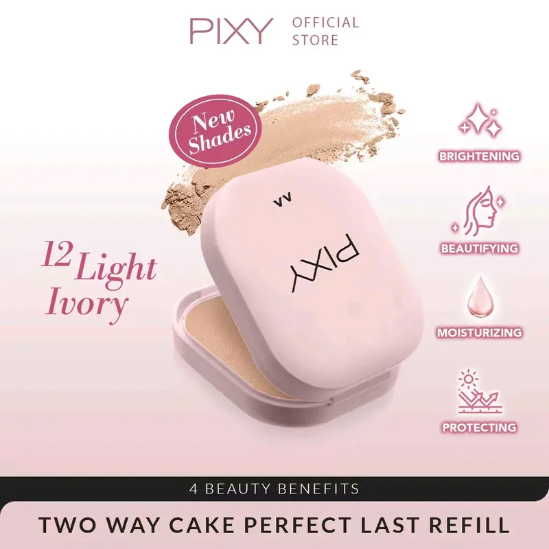 PIXY TWC Two Way Cake Perfect Last 4 Beauty Benefits SPF 30 PA+++ - Refill 9gr 7