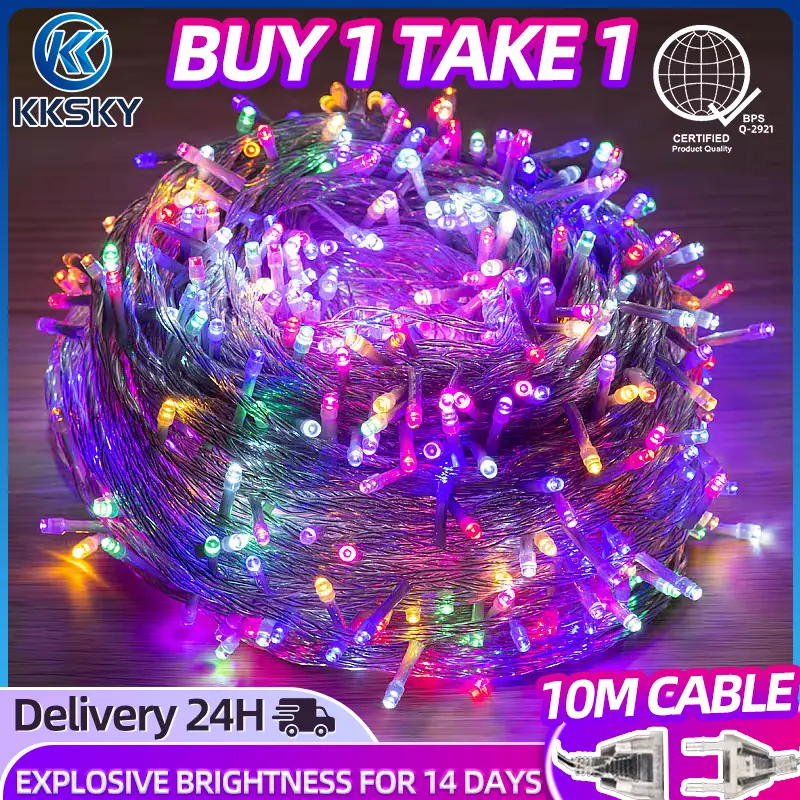 5m COB LED Strip 5mm Width 400LED/m Flexible High Bright Tape Light Indoor Decor
