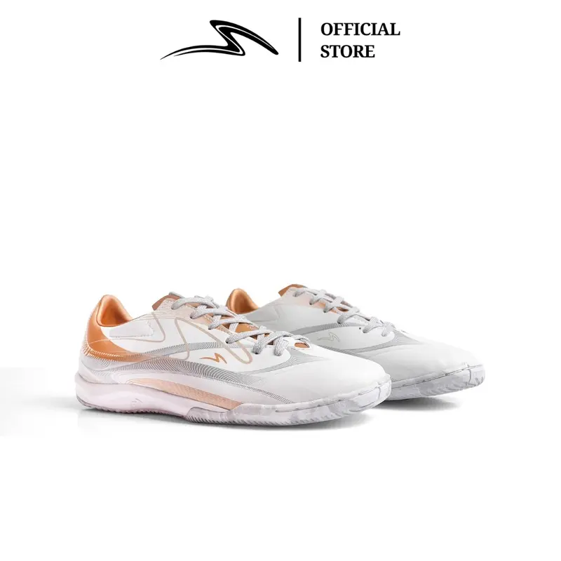 SPECS SEPATU FUTSAL GALACTICA MORPH IN WHITE PALE GOLD SPE1020346 5
