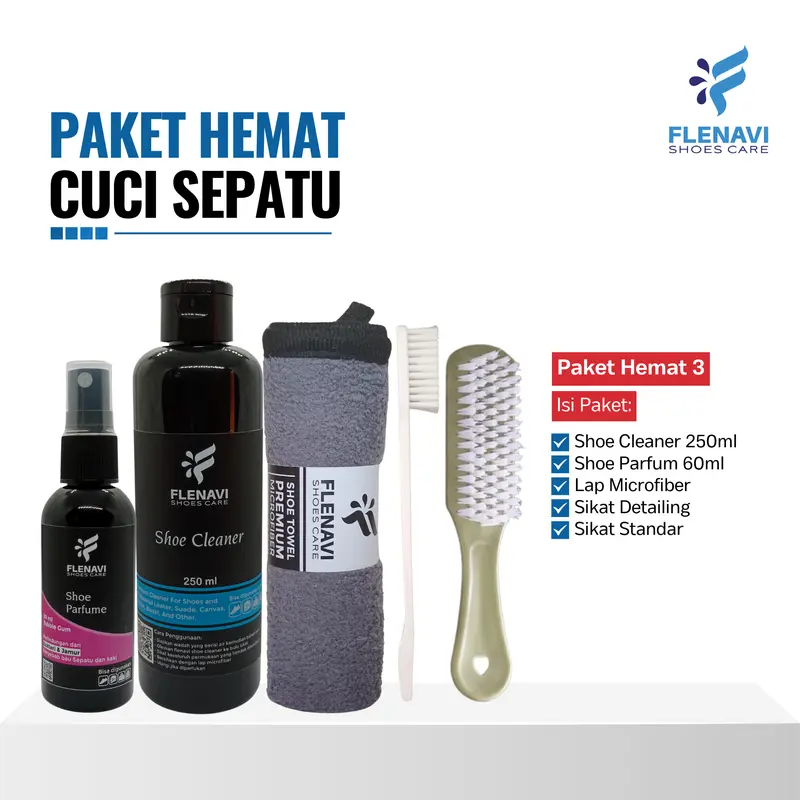 PROMO Paket Pembersih Sepatu Penghilang Noda Sabun Cuci Sneakers Shoes Cleaner Parfum Sepatu anti Bau dan Bakteri 3