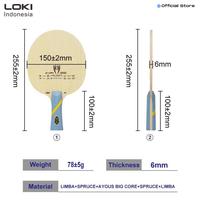 Gambar LOKI KIRIN K5 Blade Pingpong - Table Tennis dari LOKI INDONESA Kota Administrasi Jakarta Barat 3 Tokopedia