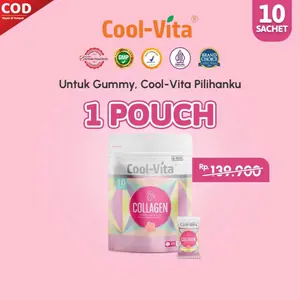 1 Pouch Collagen Gummy Coolvita isi 10 sachet