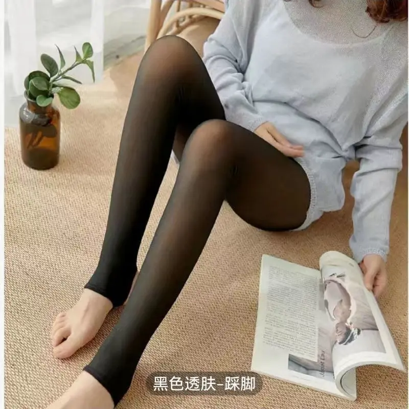 READY STOCK LEGGING STOCKING THERMAL VELVET TWO TONE WANITA PREMIUM WOMAN WINTER STOCKING LEGGING THERMAL Winter Premium Celana Musim Dingin 3