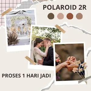 Cetak Foto Polaroid Murah Isi 50 Foto Cepat Tanpa PO Accessories - Bahan Artpaper Glosy Tebal 260 Gsm - Camera