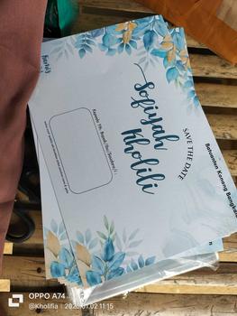 Product Review of [100PCS] CETAK UNDANGAN DIBAWAH 200PCS DAN REPEAT ORDER | UNDANGAN PERNIKAHAN ELEGANT CUSTOM | UNDANGAN PERNIKAHAN MURAH MEWAH | CETAK UNDANGAN UNDUH MANTU | UNDANGAN PERNIKAHAN PAKAI FOTO from S**a 0