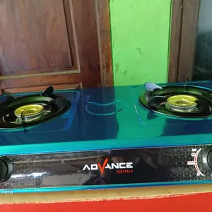 【Ekslusif ISCHAINDY X Advance Digitals】Kompor Gas Stainless Advance GB-6602S 2 Tungku Bisa COD