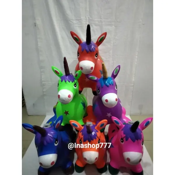 Animal Jumping Music Karet Kuda (SNI)/ Mainan Kuda Kudaan Anak 6