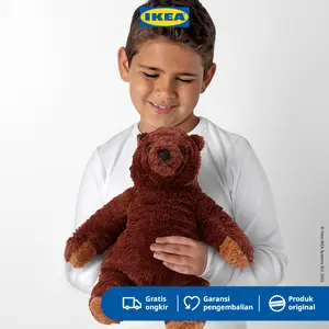 IKEA DJUNGELSKOG Boneka Beruang Coklat 28cm